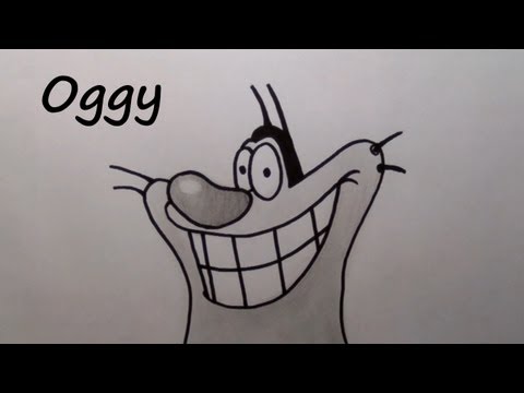 how to draw oggy