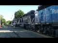 HD: MBTA, Amtrak, & Pan Am Trains Blow Horn for Crossing at Ballardvale