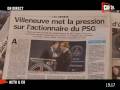 football / psg : charles villeneuve pouss� vers la sortie! - paris - le pr�sident du psg oblig� de c�der sa place face au conseil d'administration. (pour obtenir les droits dexploitation commerciale de cette vid�o, veuillez contacter contact@wizdeo.com)