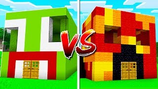 Unspeakable House Vs Preston House In Minecraft Minecraftvideos Tv
