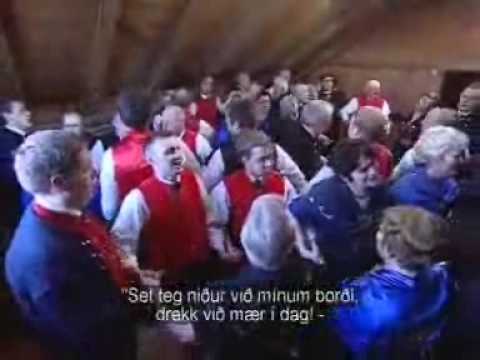 Harra Pætur og Elingborg Faroese folkdance. 