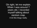 Me Talking As A 7 Year Old (1997)