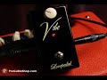 only $99. proguitarshop.com the lovepedal magicboy vibe is back in action for one last time, available exclusively at proguitarshop. this vibe pedal produces all the lush swirl and deep, pulsing throb of the classic uni-vibe pedals of the sixties, but in a small footprint box with a single, simple knob for rate adjustment. an internal trim-pot adjusts the lovepedal magic boy 's depth, and an ac tap is provided this time around for external powering. simplicity and tone are top priorities for this vibe, and it does not disappoint. for thick, chewy classic vibe sounds in a compact, stylish enclosure, you don't want to miss this final run of the lovepedal magicboy vibe.