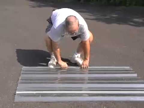 how to fasten polycarbonate panels