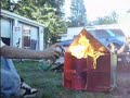 Toy House On Fire!