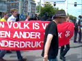 Antifascistische demo tegen de NVU