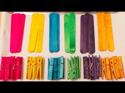 how to dye clothespins