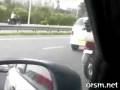 Texting on motorcycle