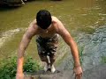 Jumping At Blue Hole