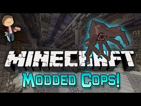 Minecraft: Modded Cops n' Robbers! w/Mitch & Friends - Morph & Mo' Creatures Mods!