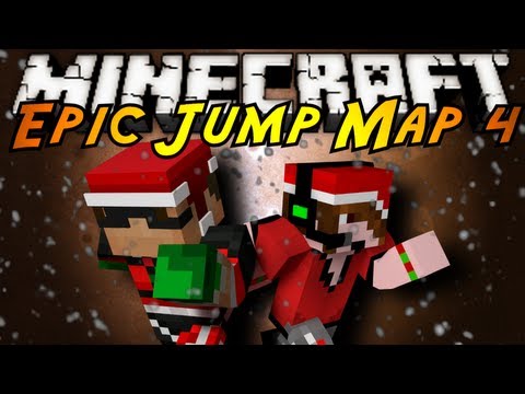 Minecraft: Epic Jump Map Christmas Part 1!