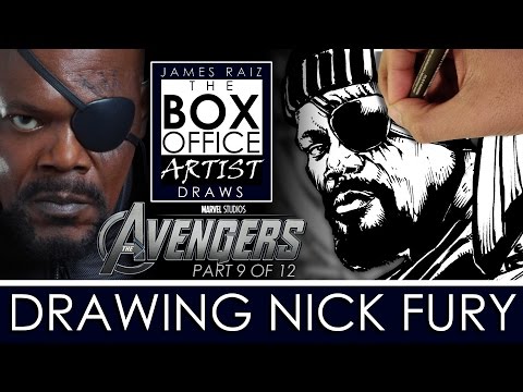 how to draw samuel l'jackson