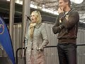 Eliza Taylor-Cotter and Dan O\ Eliza Taylor-Cotter and Dan O\
