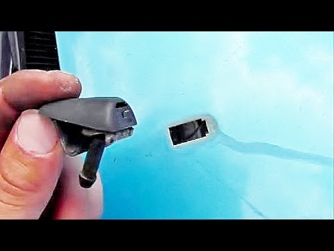 how to unclog windshield nozzle