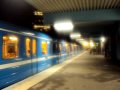 Sista C15 avgången för idag i Kista kl 19.12/The last old train(C15) for today in Kista 7.17PM