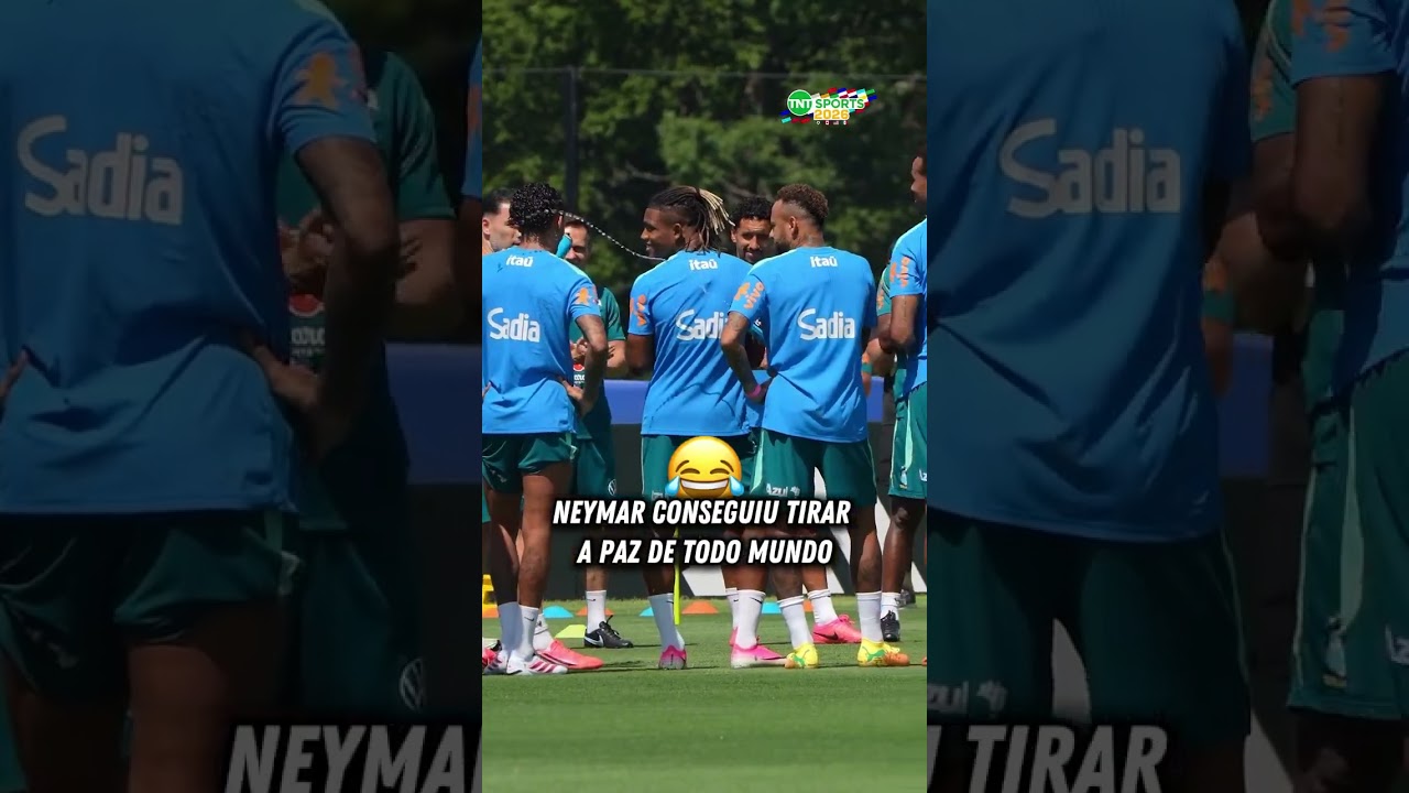 O NEYMAR CONSEGUIU TIRAR A PAZ DE TODO MUNDO NO TREINO KKKKKKK #shorts