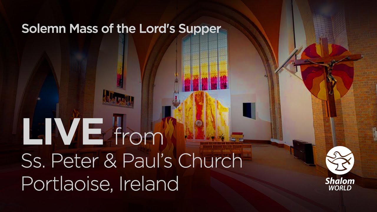Solemn Mass of the Lord's Supper 1st April 2021 LIVE From St Peter and Paul's Church, Ireland