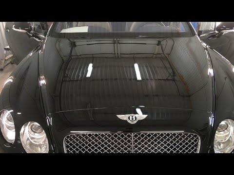 Роскошный BENTLEY после покрытия керамикой HIKARI DIAMOND 9H
