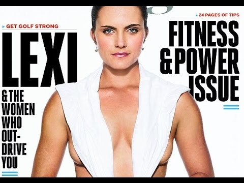 Pro-golfer Lexi Thompson, 20, sexes up Golf Digest magazine with topless front cover shot
