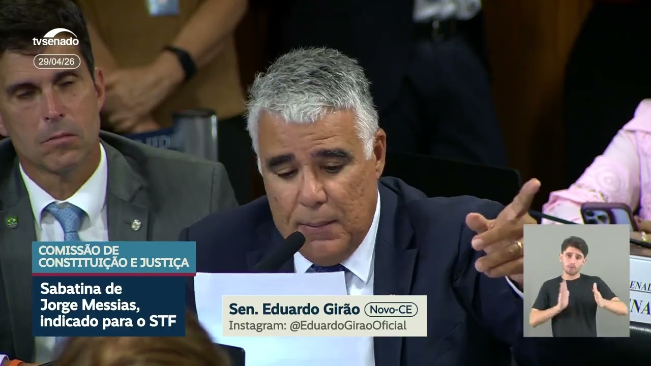 Sabatina Jorge Messias - 29 de abril de 2026