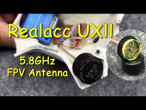 Realacc UXII Stubby RHCP U.FL 5.8GHz 1.6dBi | Мини антенна для квадрокоптера