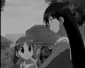 I love Azumanga Daioh. ^^ And I like this video also. ^^ I hopee you enjoy. And ignore the subtitles!The song is Finnish, so here are the lyrics (don't mind the mistakes):Voices of street are calling insistingSpotlights of car's make lifeand it wakes up the children of cityFriday is like a drug to usNight takes over each one of usNow I don't enjoy being alone in my roomNo I don't have patience to stay thereI find you even under the groundStreet of the children of citystreet of the children of citystreet is our world completelyWhen you arrive I run to youI love those familiar facenow I can feel the friday startingMy gaze mets yoursyour eyes black light flashIn my ears friday she canWhere does ring the sound of cityI can feel it my head can spinStreet of the children of citystreet of the children of citystreet is our world completelyIt's night and I walk with you,we walk route of dark alleysand avoid the corners of gang'sWe still stay for a little whileand hide in the corner of gateway,when night fade us in darkI hear the sound of citywe know it's awake nowStreet of the children of citystreet of the children of citystreet is our world completelyOnly street, only street,our shared worldOnly street, only street,street is our world.Only street, only street,street is our world.