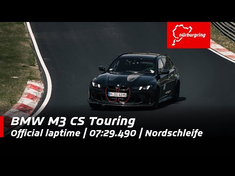 La vuelta récord del BMW M3 CS Touring en Nürburgring