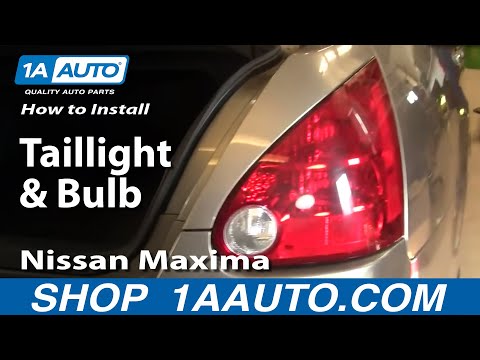 How to Install Replace Taillight and Bulb Nissan Maxima 04-08 1AAuto.com