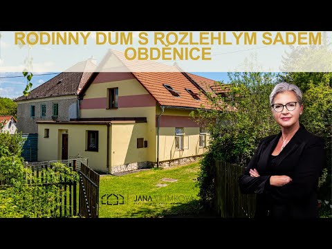 Video Jedinečná nemovitost v historických Obděnicích – klid, příroda a historie