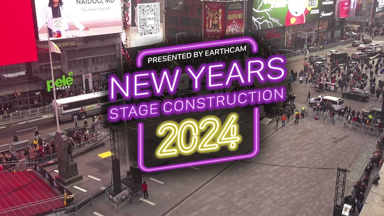 Livestream New Year's Celebrations Worldwide and Times Square with EarthCam