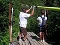 Zipline landing 4 screeching halt
