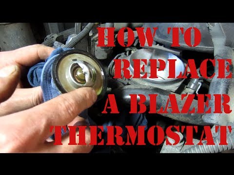 DIY How to Replace a Thermostat On a Chevy Blazer S10 GMC Jimmy 4.3 Vortec Oldsmobile Bravada