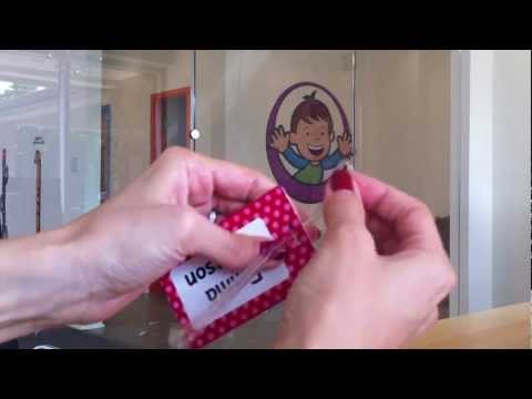how to fasten disney luggage tags