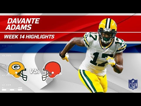 Video: Davante Adams' 2 TDs & 10 Catches vs. Cleveland | Packers vs. Browns | Wk 14 Player Highlights