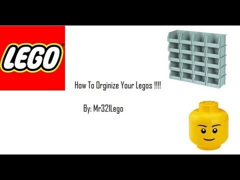 how to organize legos