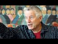 Kaffe Fassett on his needlepoint