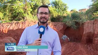 Quintana: Cratera Giansante assusta moradores