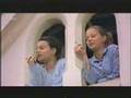 Cosma Shiva Hagen smokes