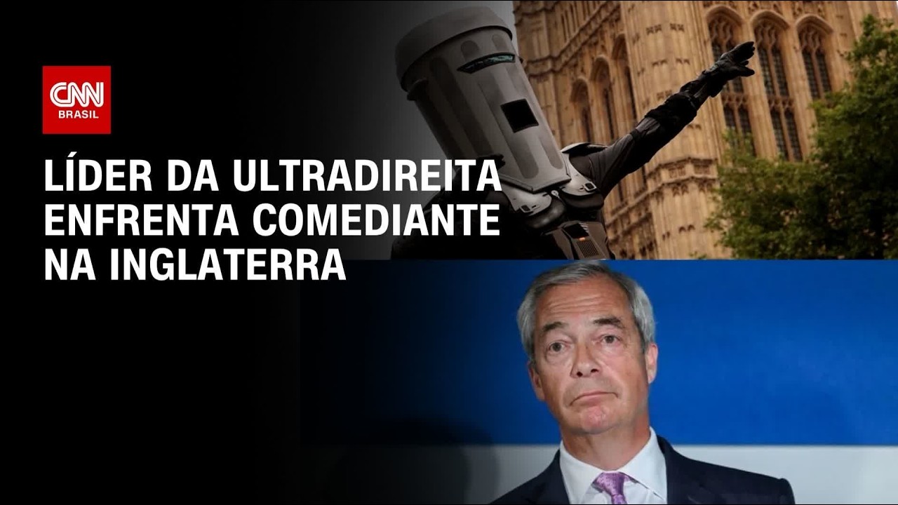 “Cara de Lata de Lixo” ameaça líder da ultradireita em eleições britânicas | CNN NOVO DIA