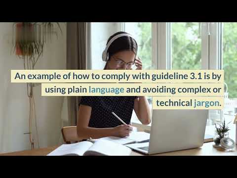 What is WCAG 2.1 guideline 3.1 Readable with examples