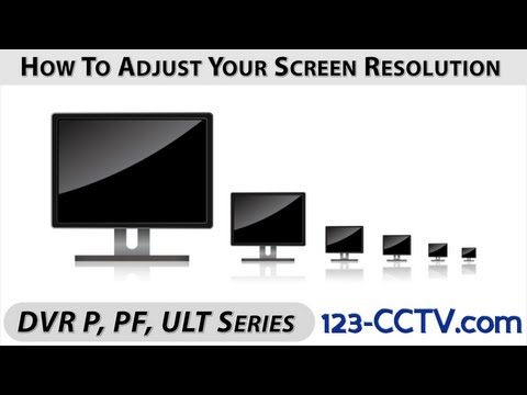 how to adjust pc screen size