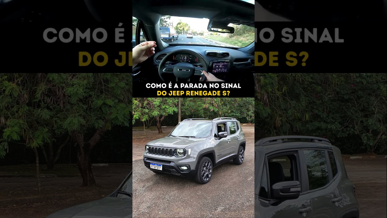 Como é a parada e saída de semáforo do Jeep Renegade S? #jeeprenegade