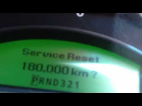 how to reset trip on vx commodore
