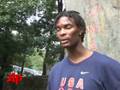 Olympics '08: Basketball Team Visits Great Wall