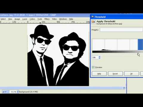 how to turn picture into stencil