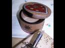 Folk Art trinket box