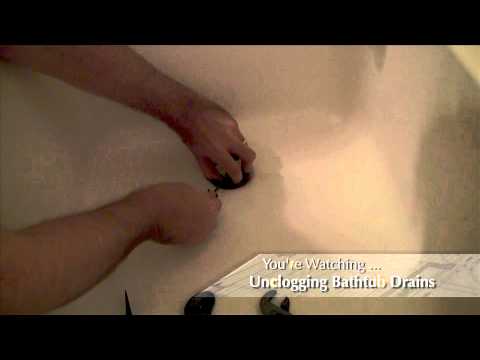 how to unclog the drain for a bathtub