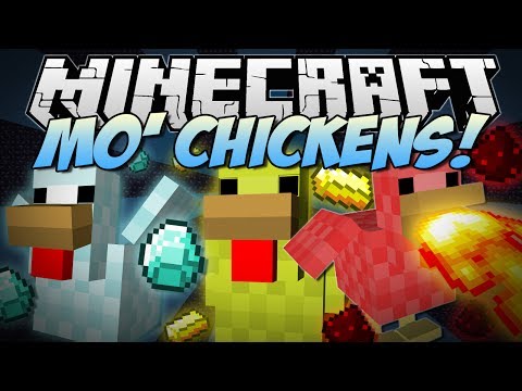 Minecraft | MO' CHICKENS! (Fire Breathing, Poisonous, Laying Diamonds & More!) | Mod Showcase