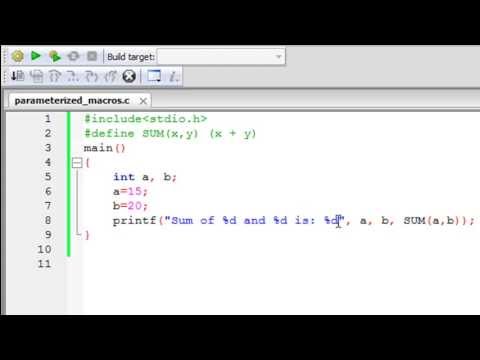 how to define macro in c