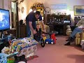 Jordy rides bike with Daddy